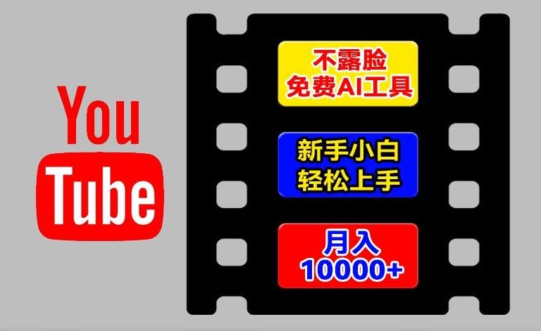AI工具玩转海外YouTube项目，不露脸，新手小白轻松上手，手把手教你月入1w+【揭秘】-云慧网创
