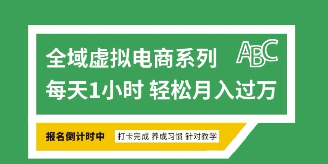 全域虚拟电商变现系列，通过平台出售虚拟电商产品从而获利-云慧网创