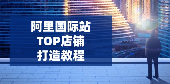 阿里国际站TOP店铺打造教程：涵盖平台到高阶，解决运营难题，提升询盘-云慧网创