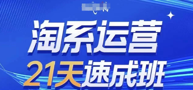 淘系运营21天速成班(更新25年2月)，0基础轻松搞定淘系运营，不做假把式-云慧网创
