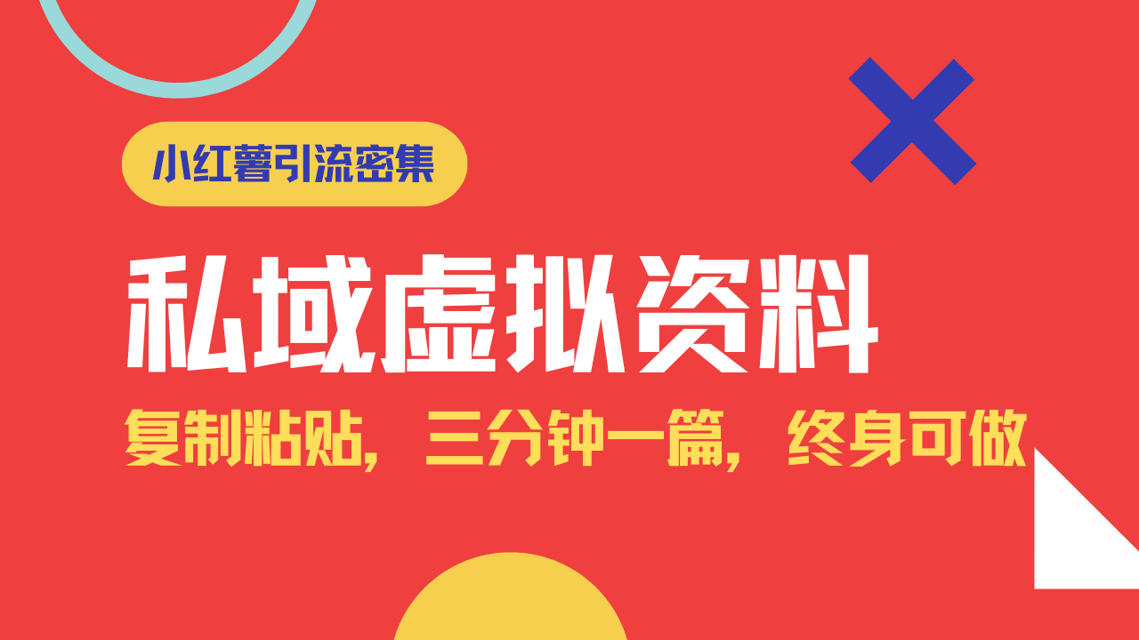 小红书引流私域旅游虚拟资料玩法，复制粘贴，三分钟一篇图文，日入1000…-云慧网创