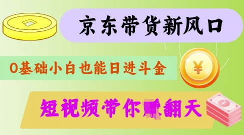最新京东短视频带货代运营秘籍，轻松躺挣【揭秘】-云慧网创