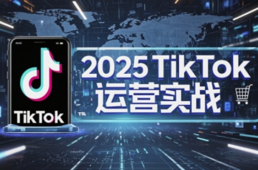 2025TikTok电商运营，掌握TikTok店铺运营核心技巧，实现低成本高转化-云慧网创