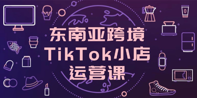 东南亚跨境TikTok小店运营课，掌握店铺设置与流量转化核心技巧-云慧网创