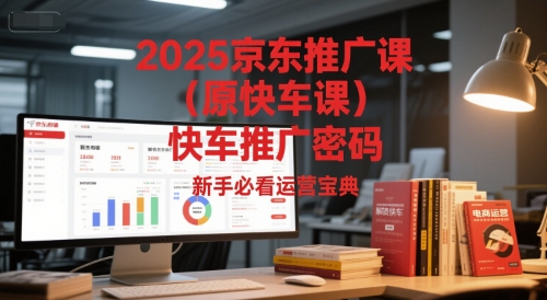 2025京东推广课(原快车课)解锁京东快车推广密码，新手必看运营宝典-云慧网创
