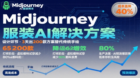 AI在服装领域的运用，使用midjourney做服装辅助企业降低成本-云慧网创