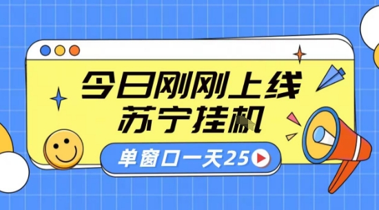 苏宁全自动采集挂G项目 稳定可批量 单窗口收益30+ 附教程【揭秘】-云慧网创