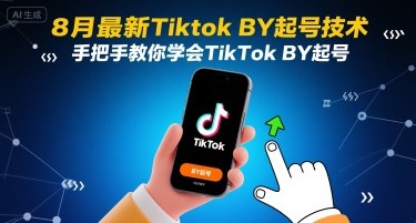 8月最新Tiktok搬运起号技术，手把手教你学会TikTok搬运起号-云慧网创