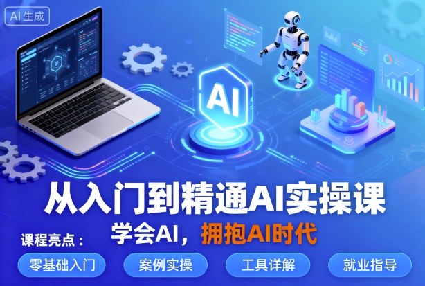 从入门到精通AI实操课，学会AI，拥抱AI时代-云慧网创