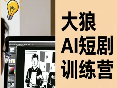 大狼AI短剧训练营-短剧课程(更新中)-云慧网创