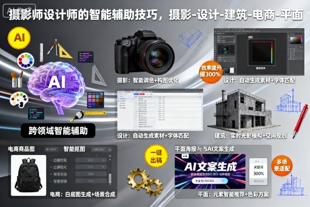 摄影师设计师的智能辅助技巧，摄影-设计-建筑-电商-平面-云慧网创
