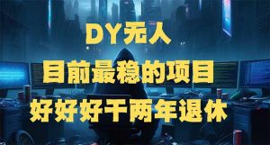 DY无人,目前最稳的项目,矩阵放大边旅游边赚钱,好好好干两年退休-云慧网创