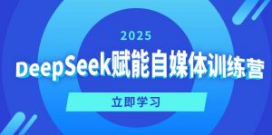 DeepSeek赋能自媒体训练营,定位、变现、爆文全攻略!-云慧网创