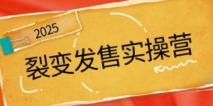 裂变发售实操营,全景解析裂变逻辑,打造动销新玩法,助力私域流量引爆-云慧网创