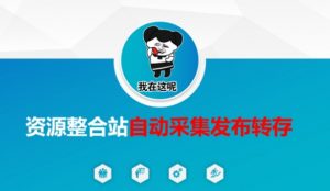 资源整合站自动采集发布转存,解放双手-云慧网创