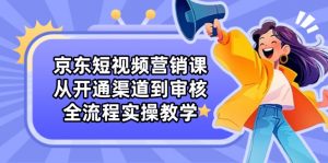 京东短视频营销课:从开通渠道到审核,全流程实操教学-云慧网创