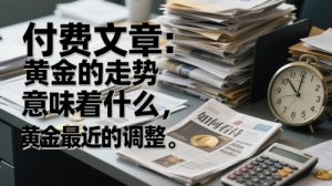 付费文章:黄金的走势意味着什么,如何看待黄金最近的调整-云慧网创