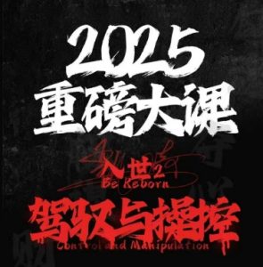 2025重磅大课,入世2,驾驭与控制-云慧网创