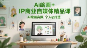 Ai绘画+IP商业自媒体精品课,Ai绘画实操,个人ip打造-云慧网创