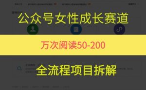 公众号女性赛道,最近爆火系列,条条作品阅读量10w+-云慧网创