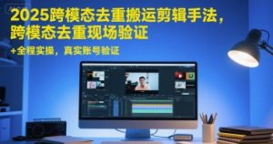 2025跨模态去重搬运剪辑手法,跨模态去重现场验证 +全程实操,真实账号验证-云慧网创