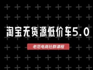 淘宝无货源2025VIP教程,最新的淘宝无货源课程,1688代发,蓝海选品,零成本创业首选-云慧网创