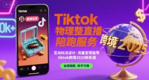 Tiktok物理整蛊直播陪跑服务-tiktok跨境2025-云慧网创