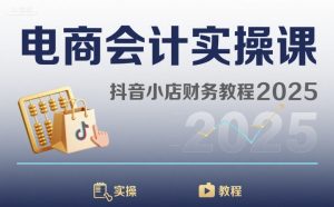 电商会计实操课-抖音小店财务教程2025-云慧网创