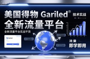美国得物Gariled技术实战,全新流量平台实战干货,即学即用-云慧网创