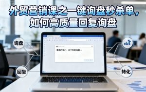 外贸营销课之一键询盘秒杀单,如何高质量回复询盘-云慧网创